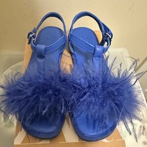 Zara Girl Blue Sandals